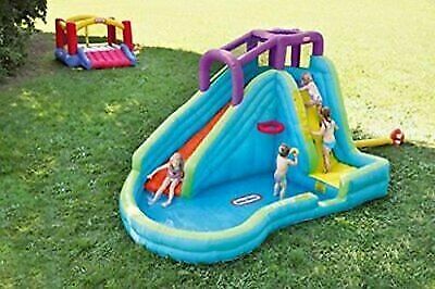 little tikes obstacle course water slide